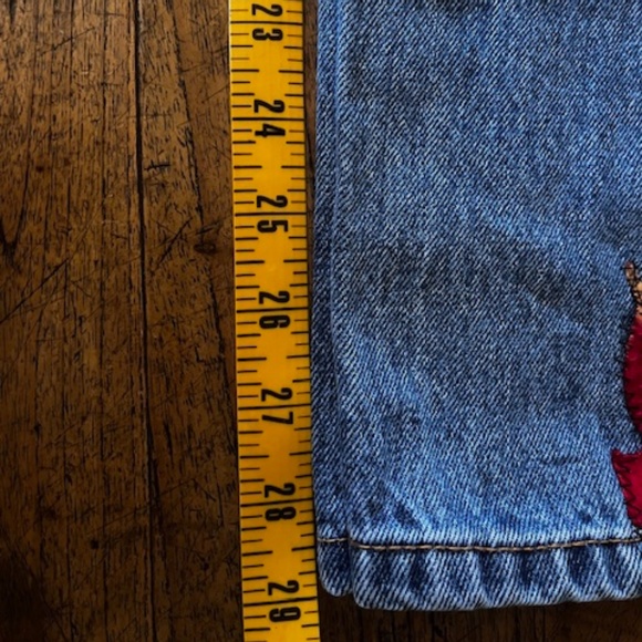 Women's Future Collective - Appliqued Patchwork Jeans - Size 0 - Picture 16 of 16